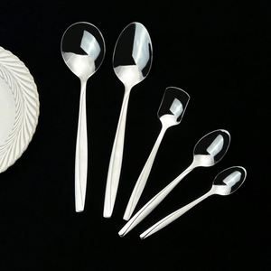 Louche et écumoire en acier inoxydable de haute qualité, spatule ajourée, ustensiles de cuisine domestiques, ensembles d'ustensiles de cuisine en acier inoxydable - Product Image 3