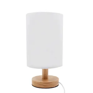 Lâmpada LED para mesa lisa branca personalizada com exibição de sublimação de luz noturna LED em branco