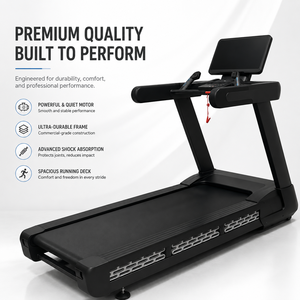 Caminadora Comercial K-FIT GSTB-5810, Carga Máxima de 150 kg, 3 Programas Personalizados, Sistema de Amortiguación de Goma Interno para Gimnasio - Product Image 3