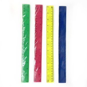 Regla de Plástico Recta de Color Sólido de 30 cm (12 Pulgadas) para Niños Escolares, Precio al por Mayor - Product Image 1