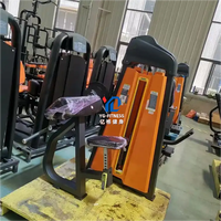 YG FITNESS YG-1022 Machine à curls assis commerciale avec pile de poids, équipement de musculation pour la force des bras