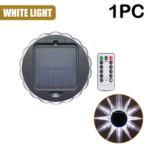 Lámpara Solar de Pared con Forma de Pétalo IP65, Nueva, Decorativa para Jardín Exterior, Plegable, para Parque o Villa - Product Image 4