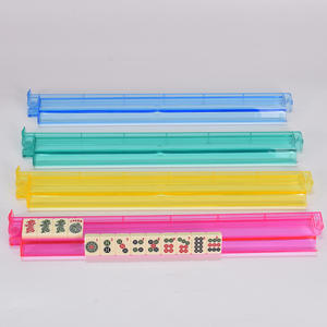 Regla de Mahjong Estilo Americano Yusheng 2 en 1, Regla Medidora con Soporte y Varilla de Empuje de 17.5 Pulgadas (44.7cm) para Entretenimiento en Casinos - Product Image 3