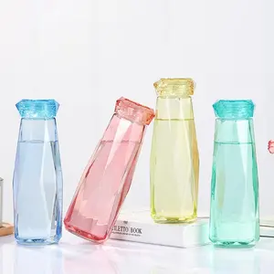 Cute Printed Glass Tumbler Glass Bottle For Kids - Double Layer - Inner  Glass -Outer Plastic- 350 ML