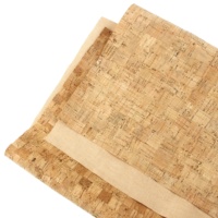 Kain gabus tebal Vintage persegi bambu INFOCORK 60x90cm-t/C pendukung dapat diganti, langsung pabrik Vegan ramah lingkungan