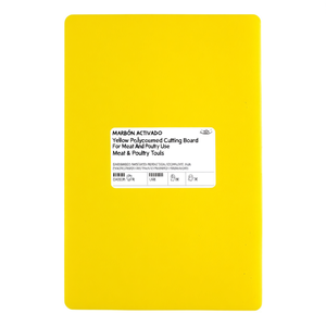 Tagliere in polietilene giallo per carne e pollame - Product Image 3