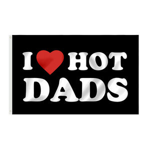 Banderas Divertidas de <span class=keywords><strong>Meme</strong></span> para Interiores y Exteriores, Pancarta Genial para Habitación, Dormitorio Universitario, Decoración de Pared, Bandera de I Love Hot Moms DADS - Product Image 6
