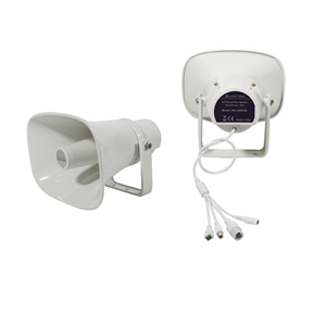 T ECO SIP PA System Altavoz de bocina de aluminio resistente al agua de 15W con interfaz de red estándar RJ45 Poe/A - Product Image 1