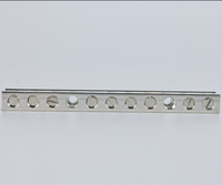 Barre de terre neutre UL KSLUG-T9-20-I homologuée UL AL9CU à 9 ports 2/0-14AWG/50mm²-1.5mm² pour panneau électrique