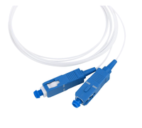 Splitter Fiber Optik PLC FTTH Berkualitas Tinggi LC UPC Single Mode SC/LC Rasio Pembagian 50/50 1X2-1X32 Tabung Baja