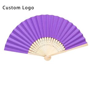 Abanicos de Tela de Bambú con Diseño Personalizado para el Día de los Inocentes y Eventos de Regreso a Clases - Product Image 2