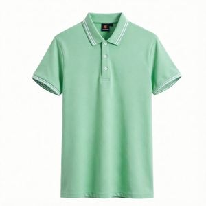 Polo à manches courtes 100 % coton, séchage rapide, anti-humidité, avec logo personnalisé, pour uniformes de boutique de mode et de café 2026 - Product Image 4