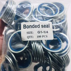 Customize Metal High Quality Oil Resistance Standard Bonded Washer Rubber Thread Sealing Compact Washer Bonded Sealing Washers