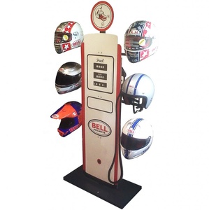 Soporte de exhibición de <span class=keywords><strong>cascos</strong></span> de motocicleta, estante de exhibición de casco de bicicleta, de metal, tienda al por menor - Product Image 3