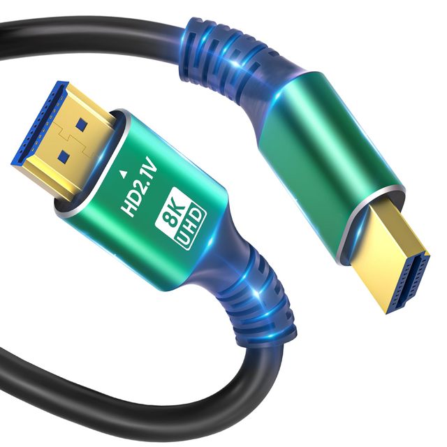 Hot Selling HDMI 2.1 Cable 8K60Hz 4K240Hz with Dynamic HDR and EARC Support Audio Video HDTV to HDTV Cabe