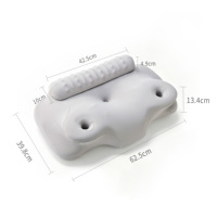 Oreiller de massage ergonomique de luxe personnalisé, rembourré en mousse à mémoire de forme, tissu rafraîchissant, contour cervical, anti-ronflement, confortable