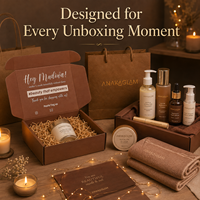 Boîte d'expédition personnalisée en carton kraft ondulé imprimé pour produits de beauté, cosmétiques, bougies et articles en abonnement