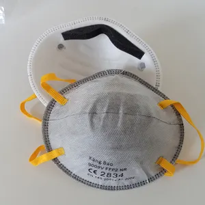 Goede Face Seal Cup Vormig Ventiel Mistmasker Met Schuim Neusafdichting En Aluminium Neus Clip Cup Respirator Klaar Voor Verzending