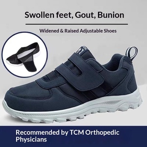 Chaussures absorbant les chocs, confortables et résistantes à l'usure, chaussures en cuir artificiel, chaussures de marche élargies, chaussures neutres, antidérapantes - Product Image 5