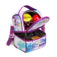 Sac à lunch isotherme portable de dessin animé, boîte à lunch thermique, fournitures de pique-nique, sacs, bouteille de lait pour femmes, filles, enfants