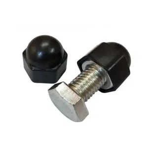 Bolt Nut Decorative Cap Outer Hexagon Screw Plastic Cover Ugly Protection Cover Nut Screw Cap Anti-rust Protective Cover