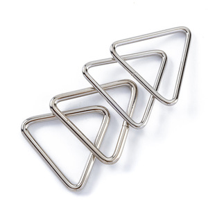 Hebilla Metálica Triangular para Correas, Niquelada, Resistente, para Bolsos y Accesorios de Equipaje - Product Image 3