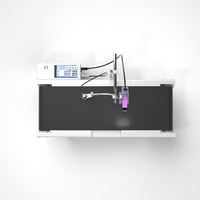 Impresora de inyección de tinta en línea TIJ para fecha de caducidad, número de lote y código, con mini mesa transportadora de escritorio