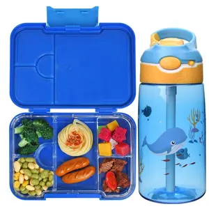 Wholesale Aohea <strong>Kids</strong> Lunch <strong>Box</strong> Bento <strong>Box</strong> with Water Bottle Children Plastic Lunchbox Kit <strong>Kids</strong> Bento Lunch <strong>Box</strong> - Product Image 6