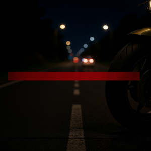 Bande réfléchissante à rayures rouges, autocollante, imperméable, pour la décoration des jantes de moto - Product Image 2