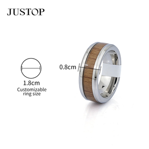 unisex rings OEM/OEM waterproof stainless steel silver Gold plating Fashion Jewelry hypoallergenic supplies men's ring - Product Image 6