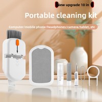 Kit de nettoyage pour ordinateur Q10S, fournitures et outils de nettoyage pour téléphone, stylo de nettoyage pour écouteurs et brosse de nettoyage pour écran/clavier en ABS