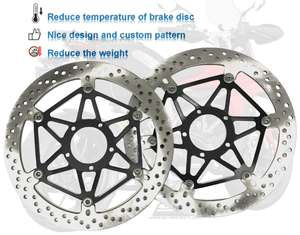 Rotor de disco de Piezas de motocicleta, freno de disco delantero de motocicleta de 320mm para Ducati <span class=keywords><strong>Diavel</strong></span> 1200 <span class=keywords><strong>X</strong></span> <span class=keywords><strong>Diavel</strong></span> 1260s 1260 hasta 2024 modelos - Product Image 4