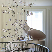 Lustre en cristal artistique ANNO pour l'éclairage de plafond de penthouse