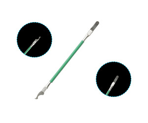 Набор инструментов для ремонта электроники 5 в 1: лопатка для удаления чипов IC, CPU, NAND, нож для удаления клея, для ремонта материнских плат, в мягком чехле, OEM - Product Image 2