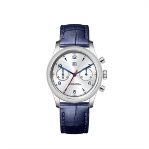 Seagull Brand ST1901 Sapphire Crystal Chronograph See-through Caseback Limited Edition Men's Automatic <b>Mechanical</b> <b>Watches</b> - Product Image 3