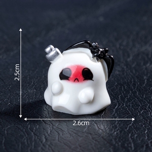 Nuevos productos transfronterizos de Weij: lindos fantasmas pequeños de Halloween, accesorios decorativos colgantes para bricolaje, mini adornos - Product Image 6