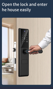VIMA Wholesale Price <b>Camera</b> Lock Tuya <b>Wifi</b> Biometric Fingerprint Password Card Key <b>Smart</b> Door Lock With HD Video - Product Image 4