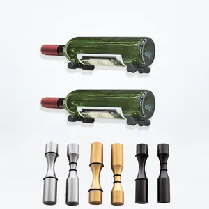 Prateleira de vinho, de alta qualidade, um frasco, garrafa única, conjunto em parede, prateleira de vinho, de metal