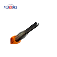 Miaorui mesin pemotong baja Tungsten, pisau lurus slot tiga pisau, alat pertukangan CNC TCT karbida 1/2*8*25