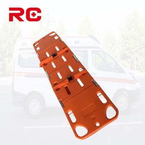 Grosir 4 lipat penyelamatan darurat mengambang sendok tandu papan belakang plastik empat lipat tulang belakang papan ambulans mobil - Product Image 2