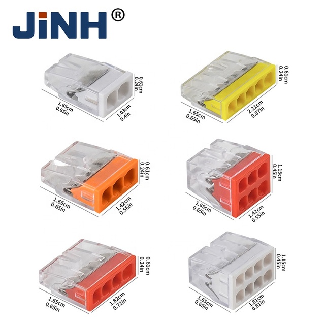 Multi Port 2 3 4 5 6 8 Ways Easy Connection Push in Terminal Block Cmk20 Series LED Lighting Quick Connector