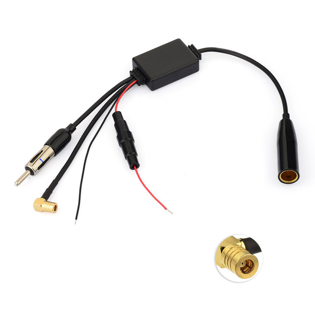 Hot FM/AM DAB/DAB+ Car Radio Aerial Converter Signal Splitter+Amplifier For Sony