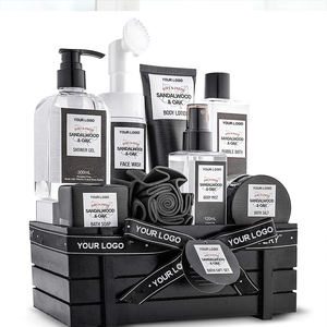 Coffret cadeau <span class=keywords><strong>de</strong></span> spa corporel aromatique en bois <span class=keywords><strong>de</strong></span> santal <span class=keywords><strong>de</strong></span> luxe pour hommes, comprenant un gel douche et une lotion pour le corps dans un panier <span class=keywords><strong>de</strong></span> <span class=keywords><strong>salle</strong></span> <span class=keywords><strong>de</strong></span> <span class=keywords><strong>bain</strong></span> - Product Image 6