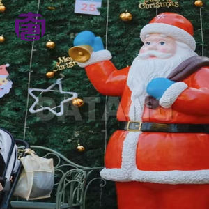 Lumières de Noël extérieures LED étanches en fibre de verre 3D en forme de Père Noël pour rue et jardin, indice de protection IP65, parc/jardin - Product Image 5