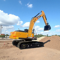 Excavatrices d'occasion SANY 335BH, excavatrice sur chenilles de 33 tonnes, faible nombre d'heures, bon état, machine minière d'occasion SY335BH SY335H SY335C à vendre