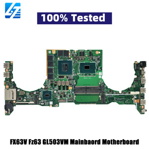 Placa base para portátil <span class=keywords><strong>GL503VM</strong></span> para <span class=keywords><strong>ASUS</strong></span> ROG Strix GL503V FX63V Fz63v <span class=keywords><strong>GL503VM</strong></span> placa base para portátil con CPU I5 I7 100% pruebas OK envío rápido - Product Image 1