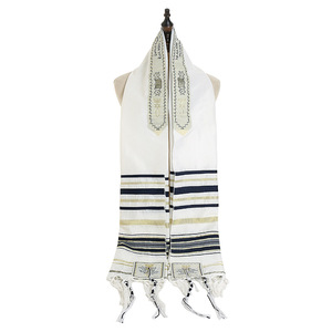 Châle de prière ethnique en gros d'usine, foulard unisexe de haute qualité, écharpe d'épaule - Product Image 4