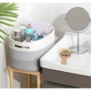 Cestino portaoggetti OIAHOMY da 3 pezzi, cestini intrecciati - Product Image 5