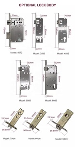 Serrure intelligente Sinovo à empreinte digitale sans clé pour hôtel et maison, lecteur de carte NFC/PIN avec capteur WiFi, réseau RFID Tuya TT pour porte en bois - Product Image 4