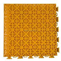 Terrains de badminton et de pickleball extérieurs Revêtement de sol en PP Carreaux de sol à emboîtement Carreaux de sports